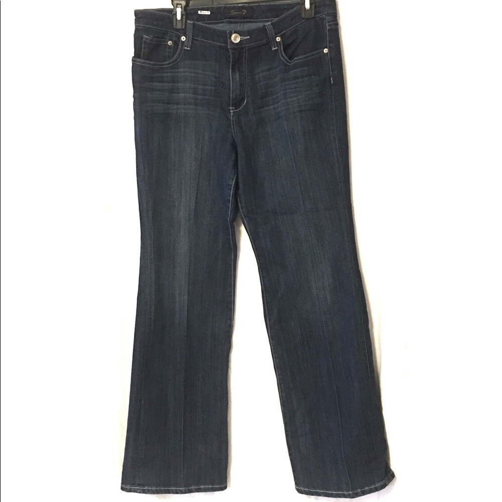 Seven7 Jeans Ladies Size 12 Dark Wash